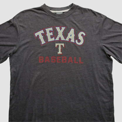 Texas Rangers MLB 2000s T-shirt - Dark Heather Gray Vintage