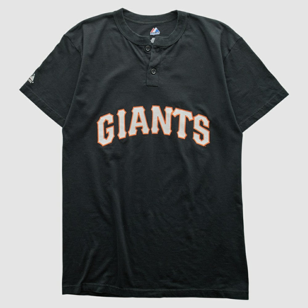 San Francisco Giants Majestic 2000s T-shirt - Black Vintage