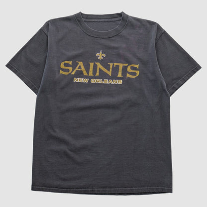 New Orleans Saints 2000s T-shirt - Charcoal Vintage on sale