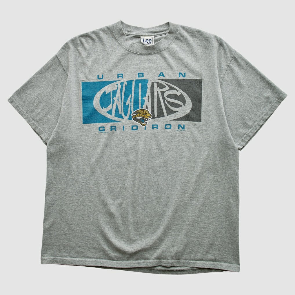 Jacksonville Jaguars Lee Apparel 2000s T-shirt - Heather Gray Vintage sale