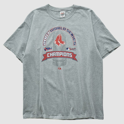 Boston Red Sox Anvil 2007 T-shirt - Heather Gray Vintage
