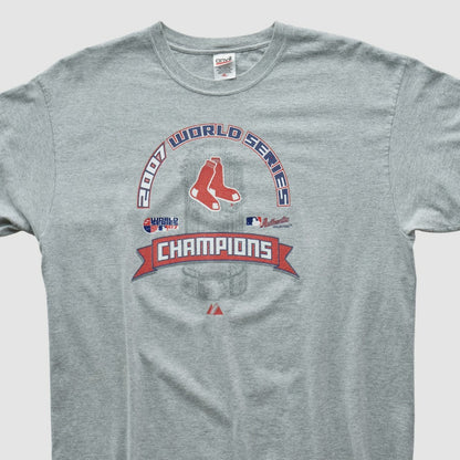 Boston Red Sox Anvil 2007 T-shirt - Heather Gray Vintage