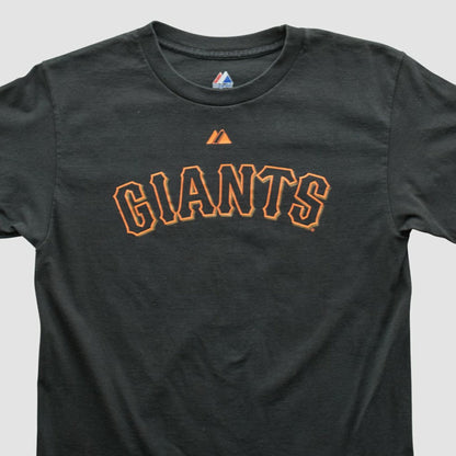 San Francisco Giants Majestic 2009 T-shirt - Black Vintage