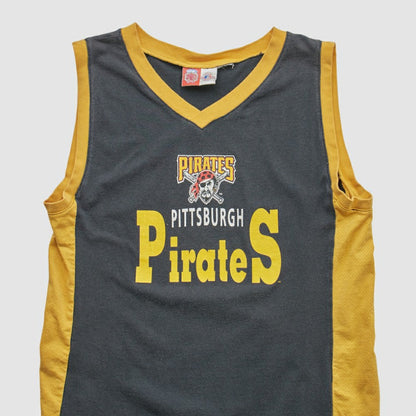 Pittsburgh Pirates Professional Sports Club 2000s Tank - Black Vintage
