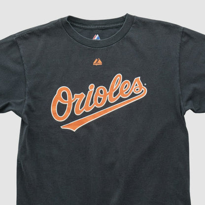 Baltimore Orioles Majestic 2000s T-shirt - Black Vintage