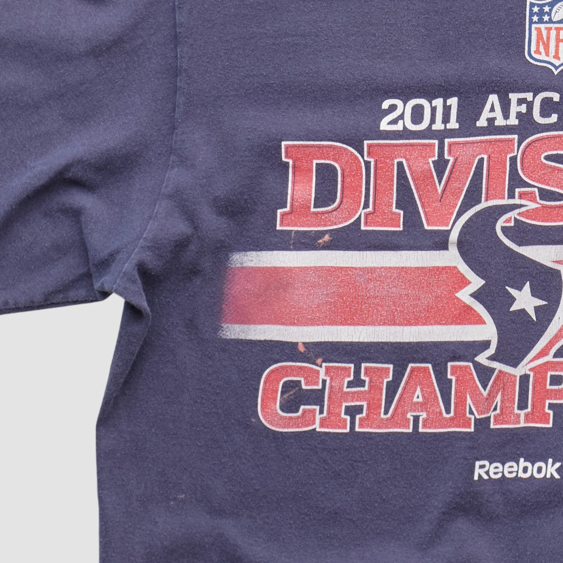 Houston Texans Reebok 2011 Long Sleeve T-shirt - Navy Vintage outlet