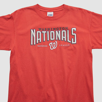 Washington Nationals CSA 2000s T-shirt - Red Vintage