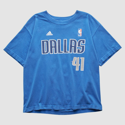 Dallas Mavericks 2010s T-shirt sale - Blue Vintage | Adidas outlet