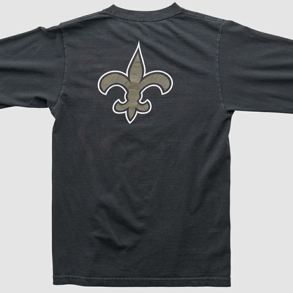 New Orleans Saints Reebok 2000s Long Sleeve T-shirt - Black Vintage outlet
