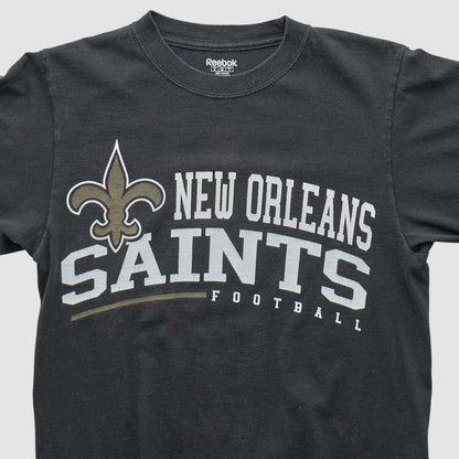 New Orleans Saints Reebok 2000s Long Sleeve T-shirt - Black Vintage outlet