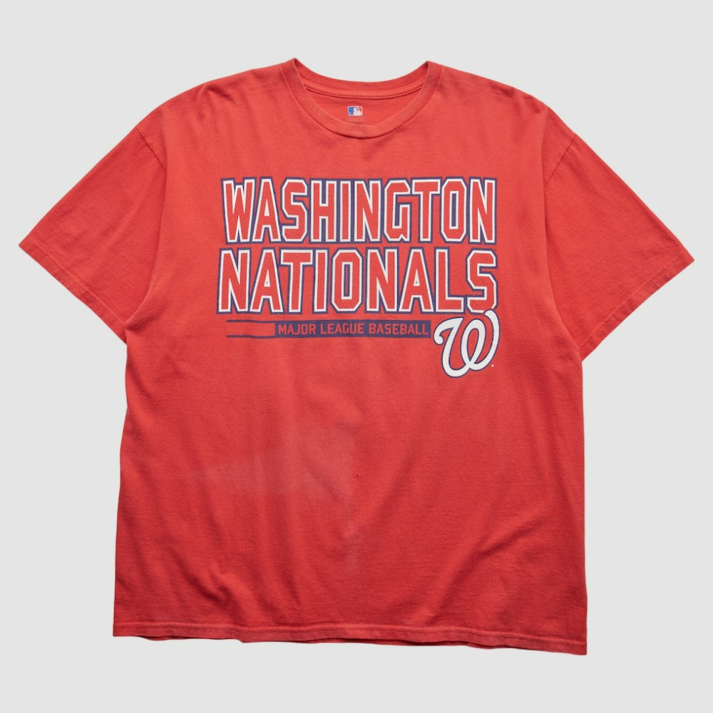 Washington Nationals Genuine Merchandise 2000s T-shirt - Red Vintage