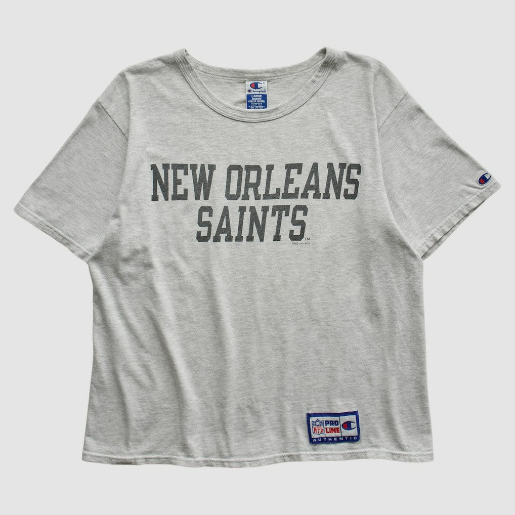 New Orleans Saints Champion 1994 T-shirt - Heather Gray Vintage discount