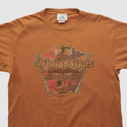 MLB World Series Adidas 2004 T-shirt - Orange Vintage
