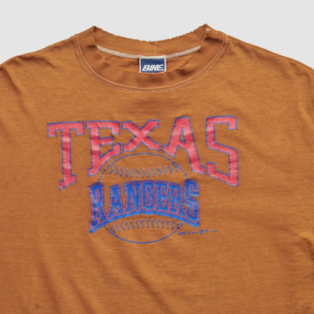 Texas Rangers Bike 90s T-shirt - Orange Vintage