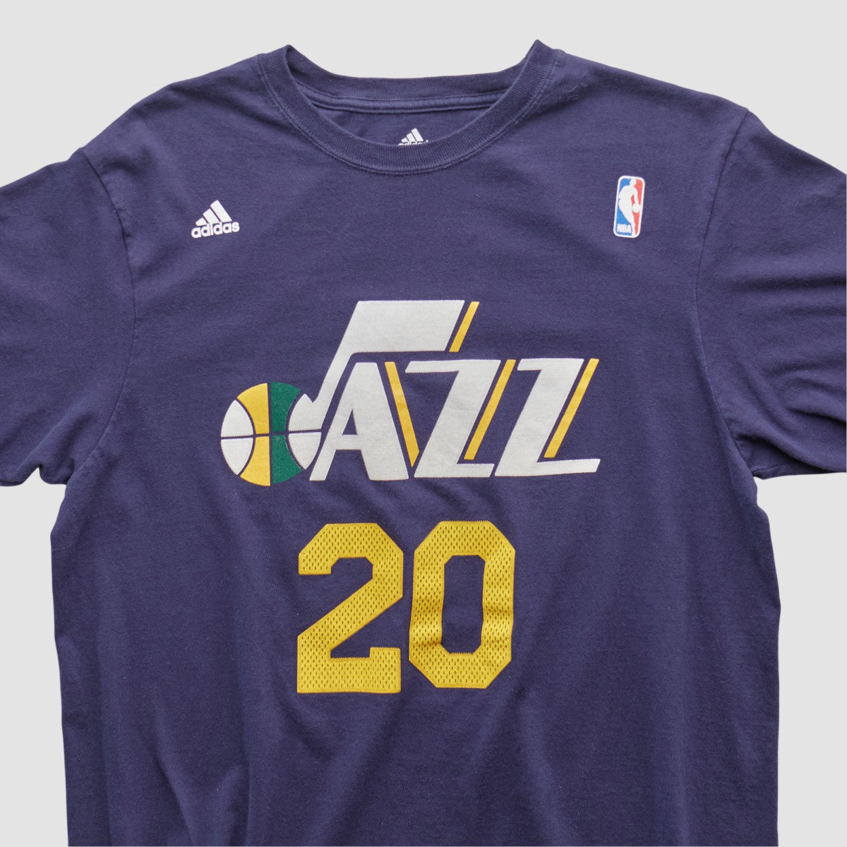 Utah Jazz 2010s T-shirt - Purple Vintage | Adidas for sale