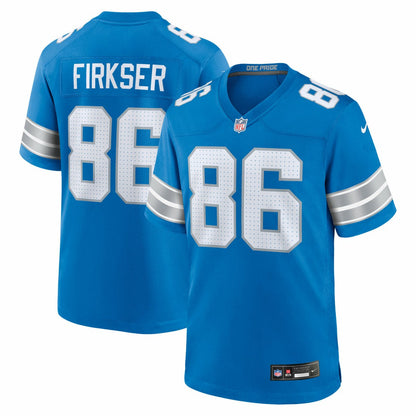 Anthony Firkser Detroit Lions Team Game Jersey - Blue | Nike discount