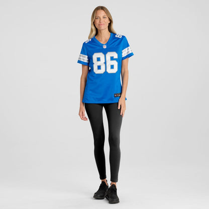 Anthony Firkser Detroit Lions Women's Team Game Jersey - Blue | Nike cheap