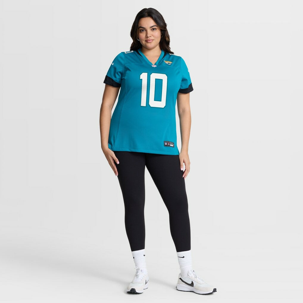 Carter Bradley Jacksonville Jaguars Women's Team Game Jersey - Teal | Nike for sale