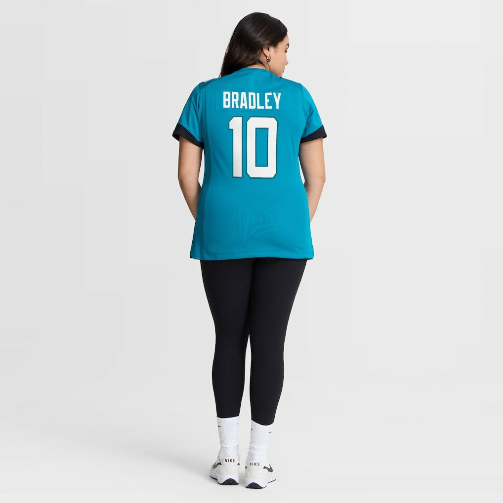 Carter Bradley Jacksonville Jaguars Women's Team Game Jersey - Teal | Nike for sale