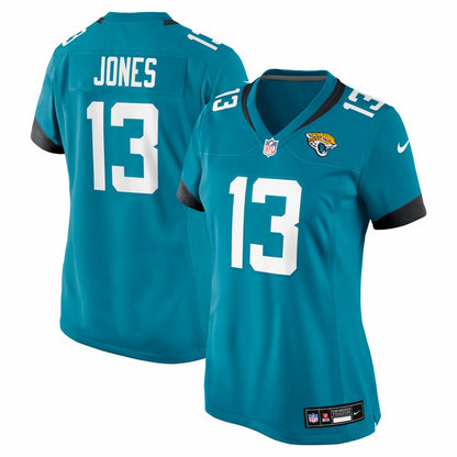 Tim Jones Jacksonville Jaguars Women's Team Game Jersey - Teal | Nike on sale