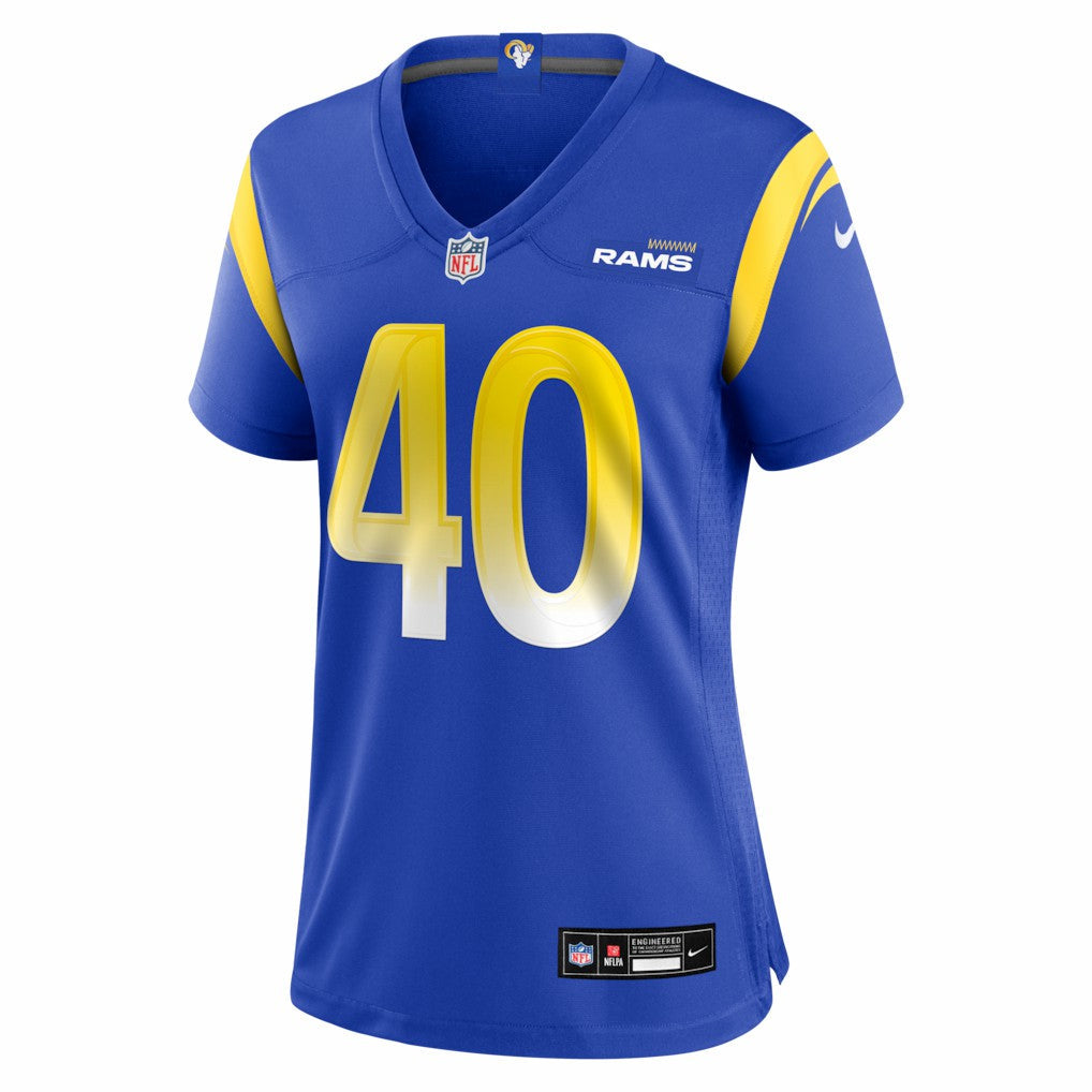 Jesse Luketa Los Angeles Rams Women's Team Game Jersey - Royal | Nike online