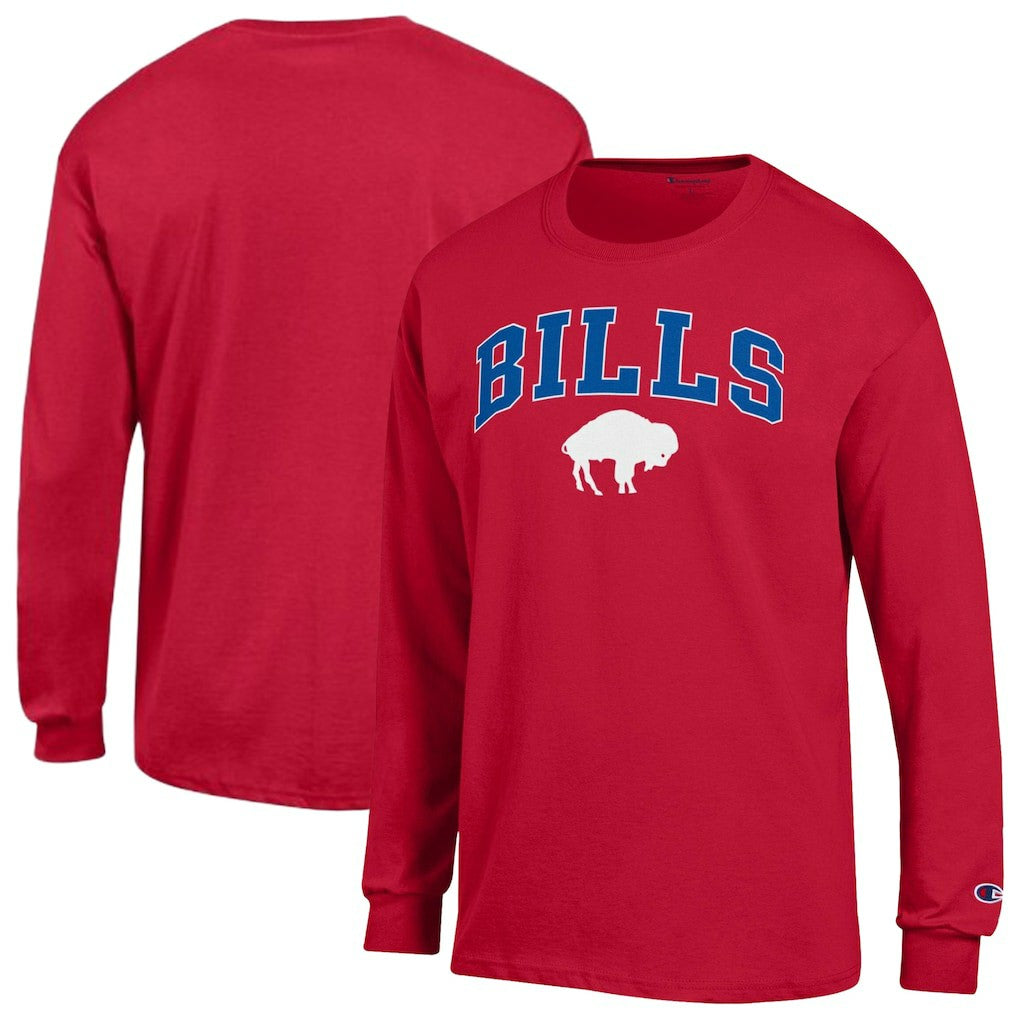 Buffalo Bills Champion Arch Over Logo Long Sleeve T-Shirt - Red cheap