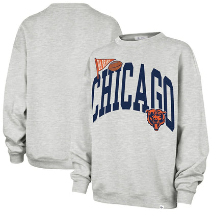 Chicago Bears '47 Women's Arched Icon Oversized Sweatshirt - Gray online
