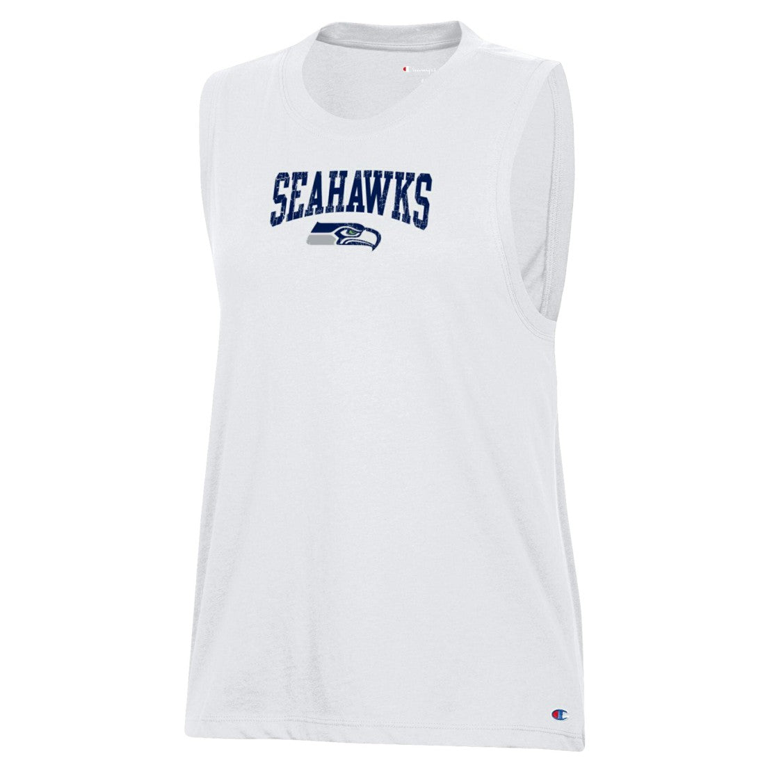 Seattle Seahawks Champion Women's Muscle Tank Top - White on sale