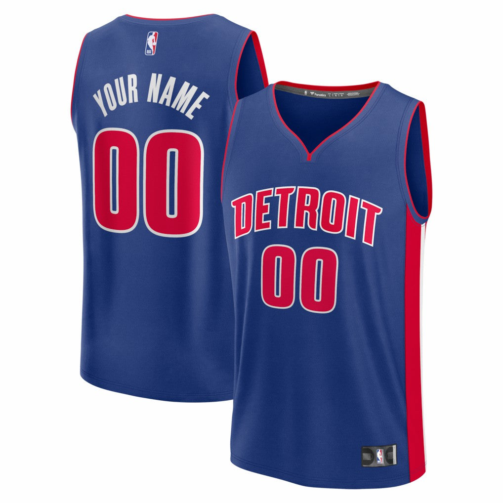 Detroit Pistons Fastbreak Custom Jersey sale - Icon Editi- Blue | Fanatics online