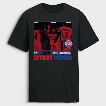 Ausar Thompson, Jalen Duren & Cade Cunningham Detroit Pistons Nasty Boys T-Shirt sale - Black online