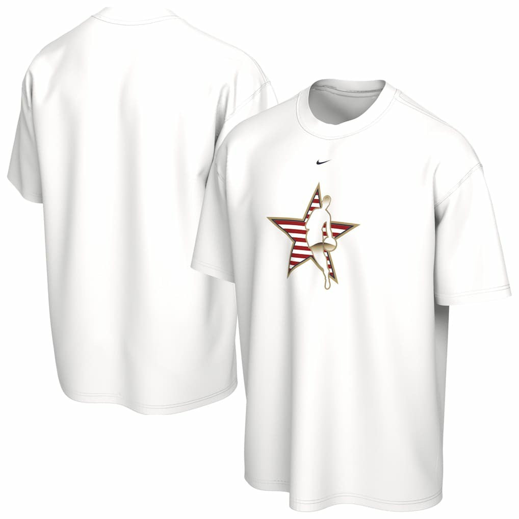 2026 NBA All-Star Game Stripe USA T-Shirt - White | Nike outlet