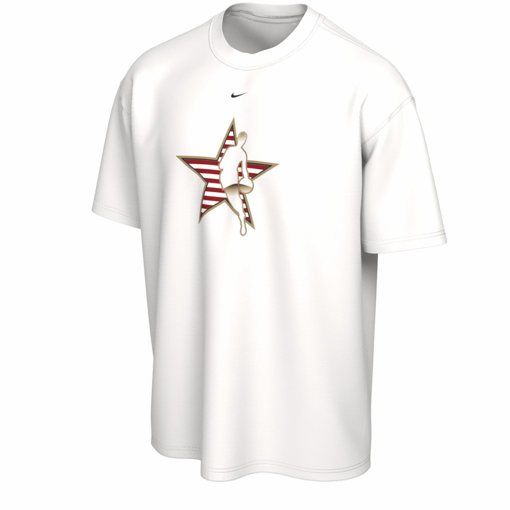 2026 NBA All-Star Game Stripe USA T-Shirt - White | Nike outlet