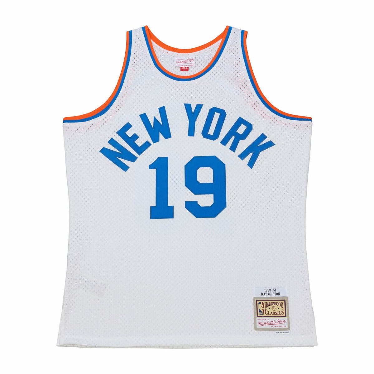 Nathaniel Clifton New York Knicks 1950-51 Pioneers Swingman Jersey - White | Mitchell & Ness online