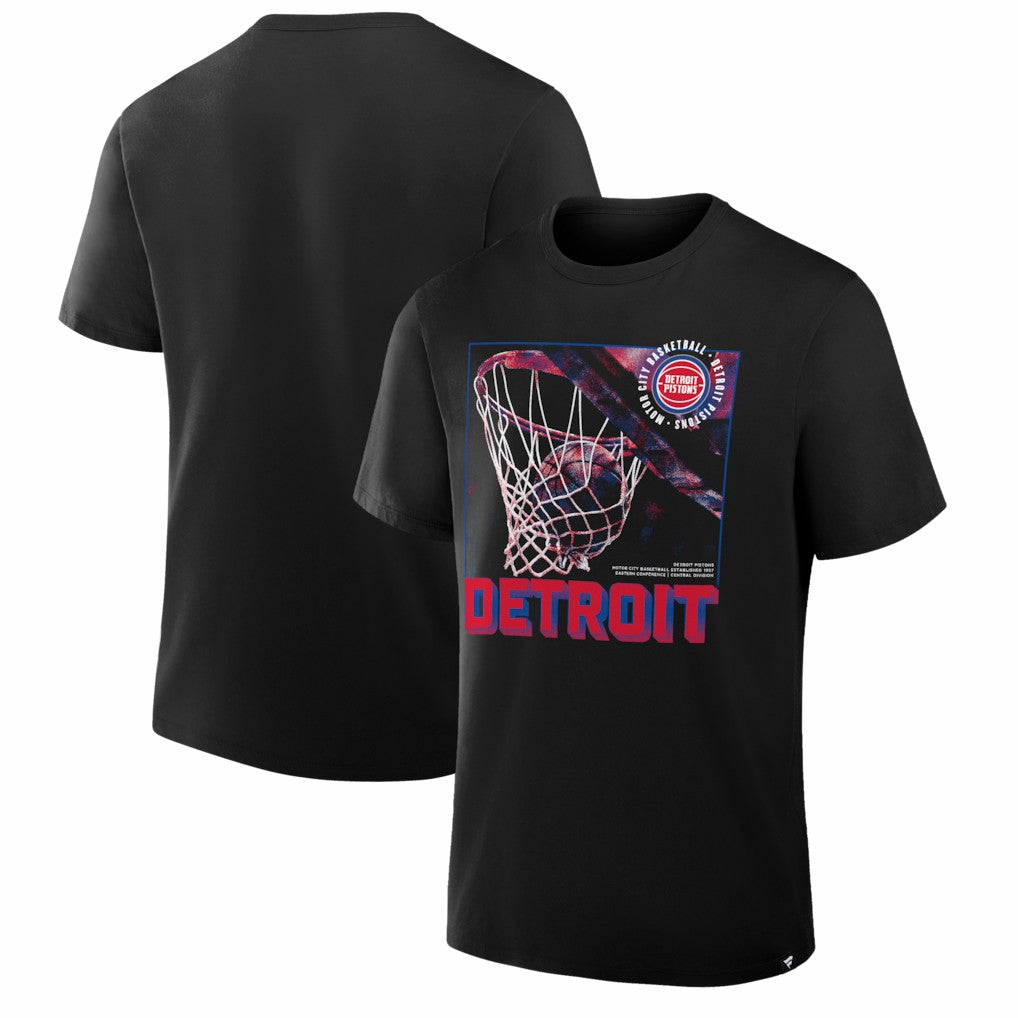 Detroit Pistons Chrome Legacy T-Shirt sale - Black on sale