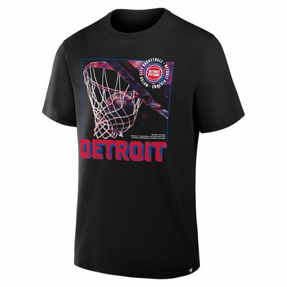 Detroit Pistons Chrome Legacy T-Shirt sale - Black on sale