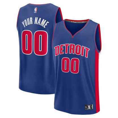Detroit Pistons Youth Fastbreak Custom Jersey sale - Icon Editi- Blue | Fanatics shop