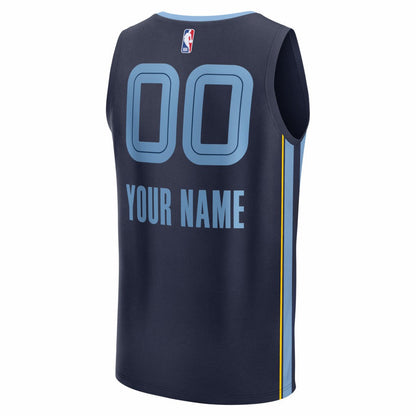 Memphis Grizzlies Youth Fastbreak Custom Jersey - Icon Edition - Navy | Fanatics shop
