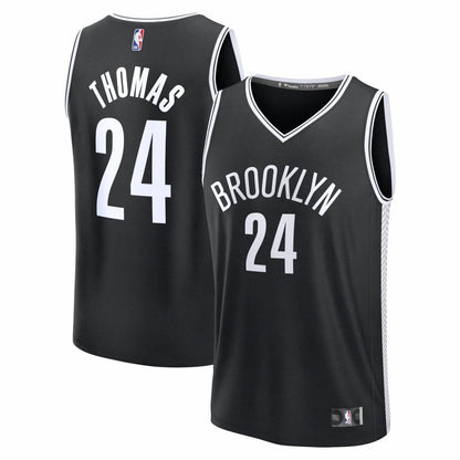 Cam Thomas Brooklyn Nets Fast Break Replica Jersey - Black - Icon Edition | Fanatics outlet