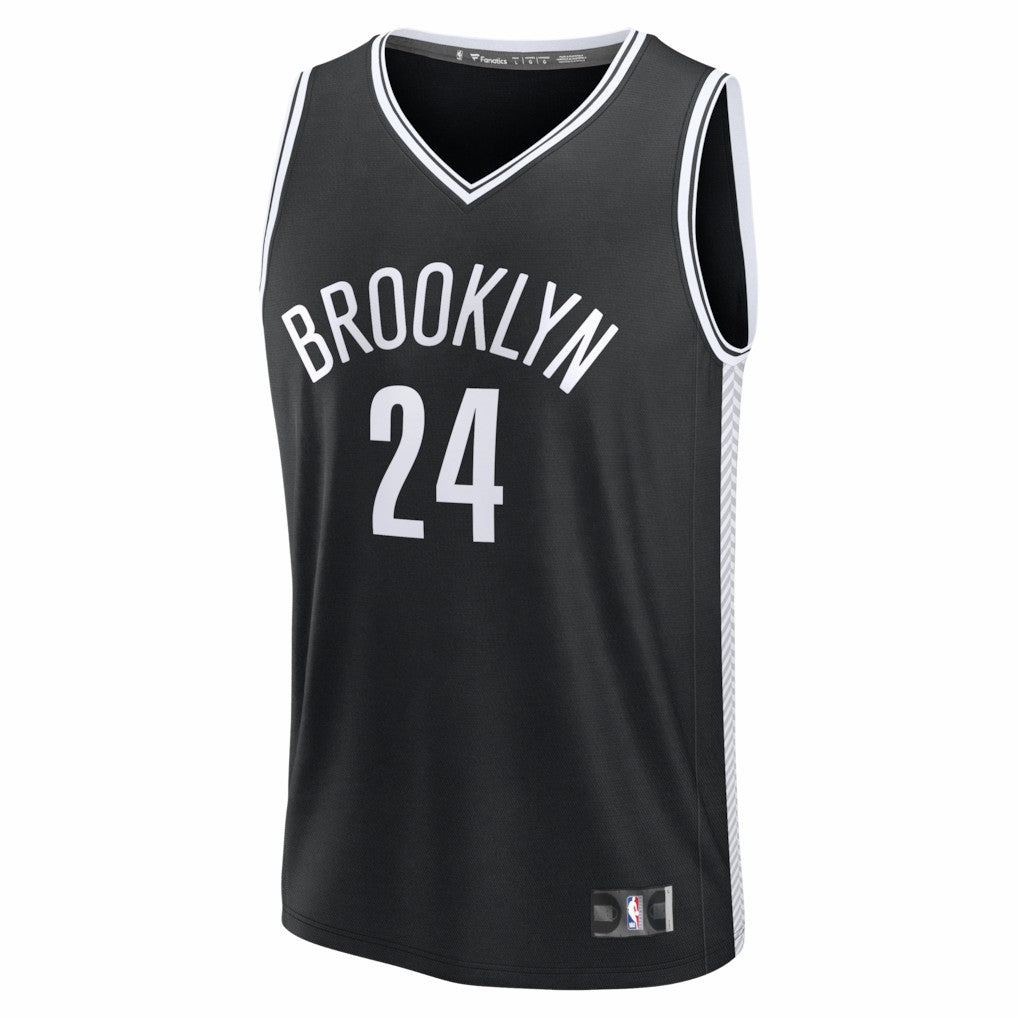 Cam Thomas Brooklyn Nets Fast Break Replica Jersey - Black - Icon Edition | Fanatics outlet