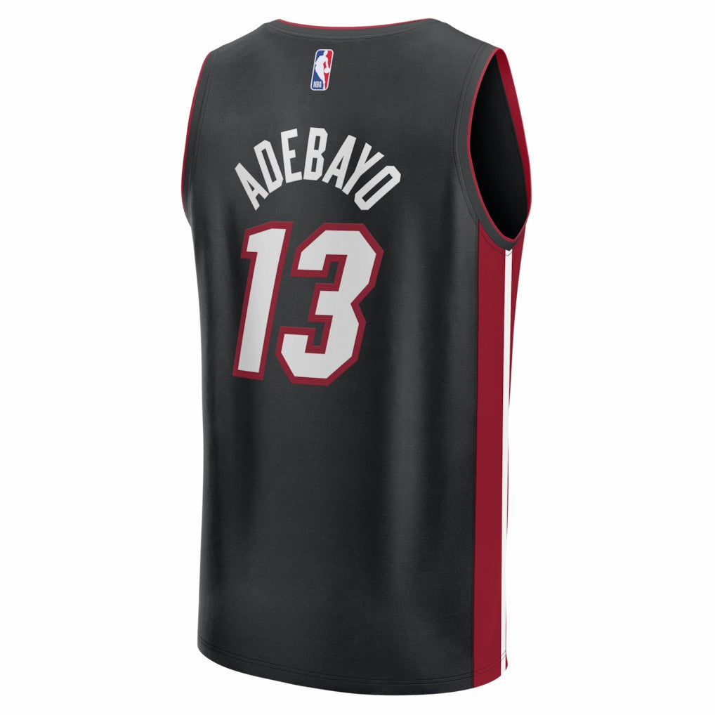 Bam Adebayo Miami Heat Fast Break Replica Jersey - Black - Icon Edition | Fanatics online