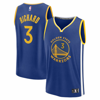 Will Richard Golden State Warriors Fast Break Replica Jersey sale - Blue sale - Icon Edition | Fanatics for sale