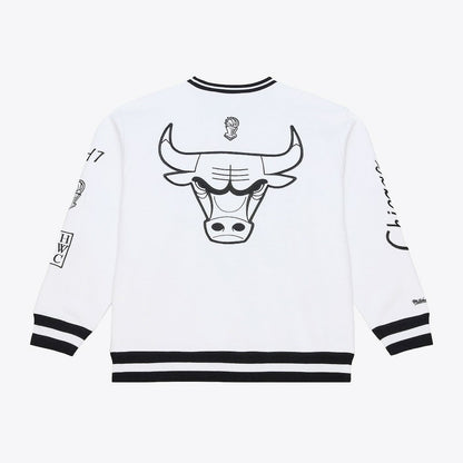 Chicago Bulls Hardwood Classics Arctic Fleece Sweatshirt - White | Mitchell & Ness shop