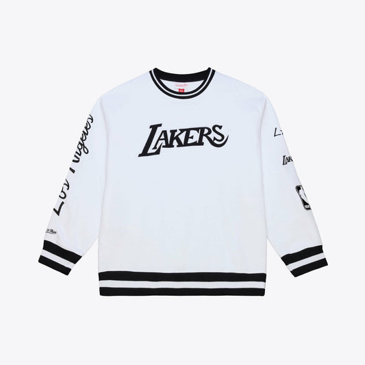 Los Angeles Lakers Arctic Fleece Sweatshirt - White | Mitchell & Ness cheap