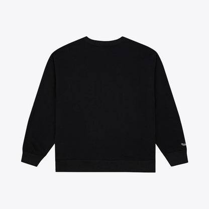 Dallas Mavericks Women's Hardwood Classics Script Lightweight Sweatshirt sale - Black | Mitchell & Ness for sale