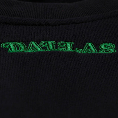 Dallas Mavericks Women's Hardwood Classics Script Lightweight Sweatshirt sale - Black | Mitchell & Ness for sale