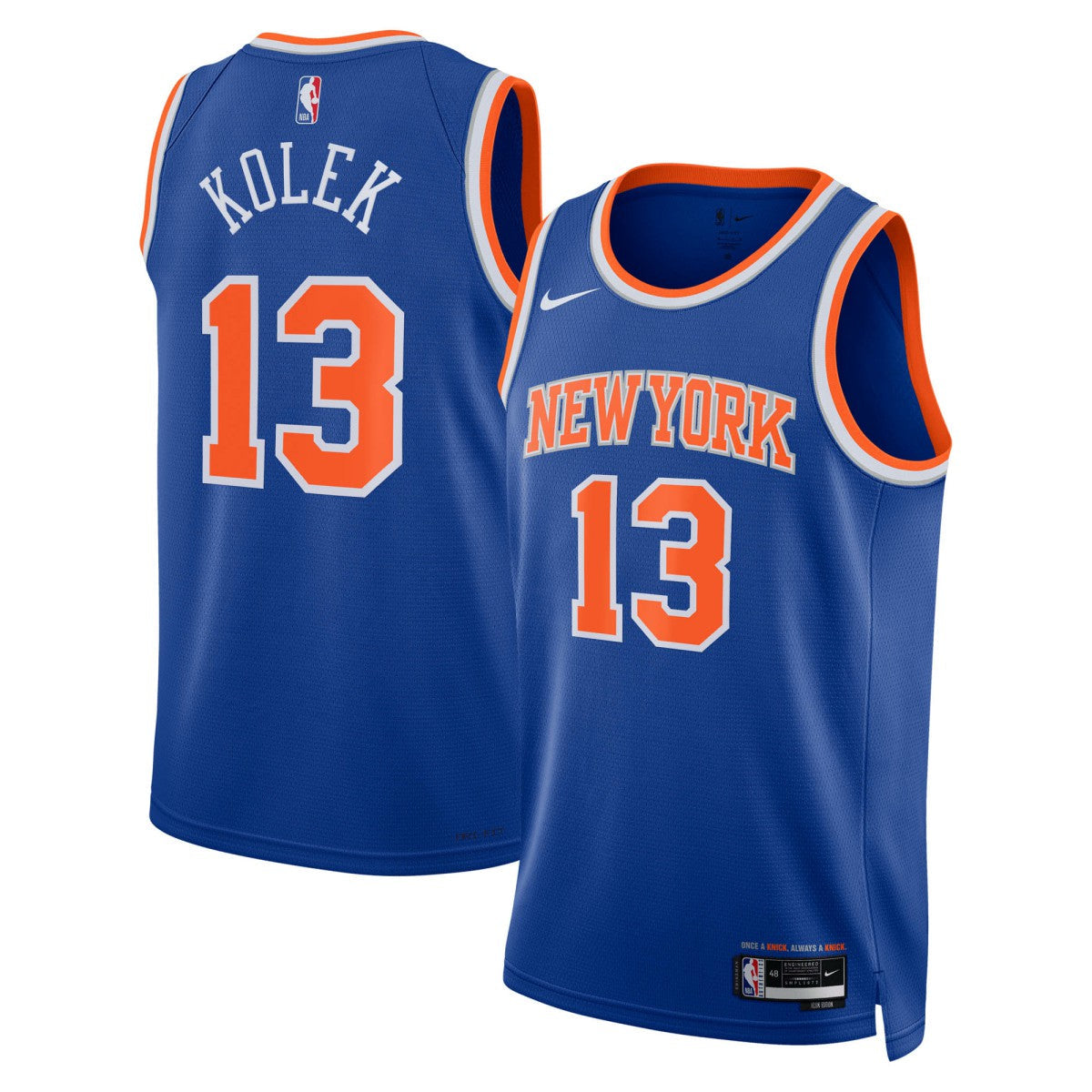 Tyler Kolek New York Knicks Unisex Swingman Jersey - Icon Edition - Blue | Nike cheap