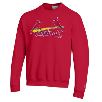 St. Louis Cardinals Champion Powerblend Wordmark Sweatshirt - Red