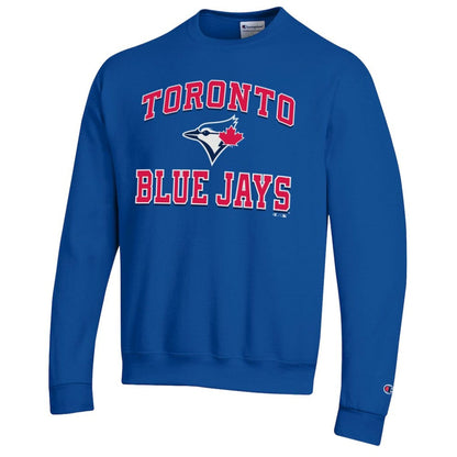 Toronto Blue Jays Champion Heart & Soul Powerblend Sweatshirt - Royal
