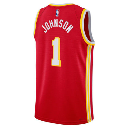Jalen Johnson Atlanta Hawks Unisex Swingman Jersey - Icon Edition - Red | Nike discount