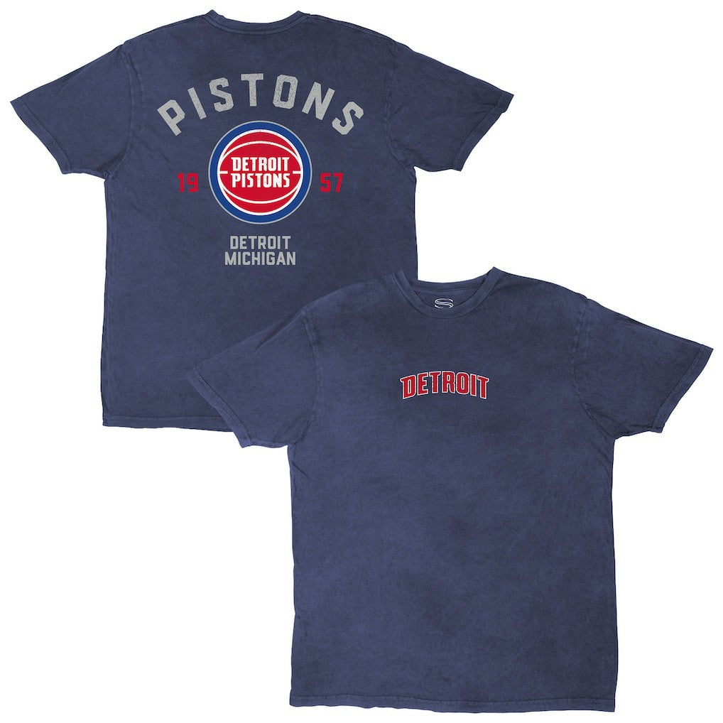 Detroit Pistons Stadium Essentials Unisex Get Back Vintage T-Shirt sale - Blue shop
